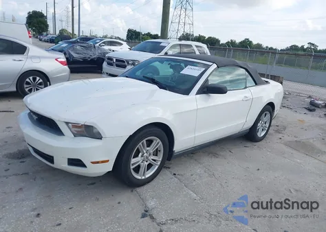 2011 Ford Mustang V6 из США, поврежденный, VIN 1ZVBP8EM7B5129077